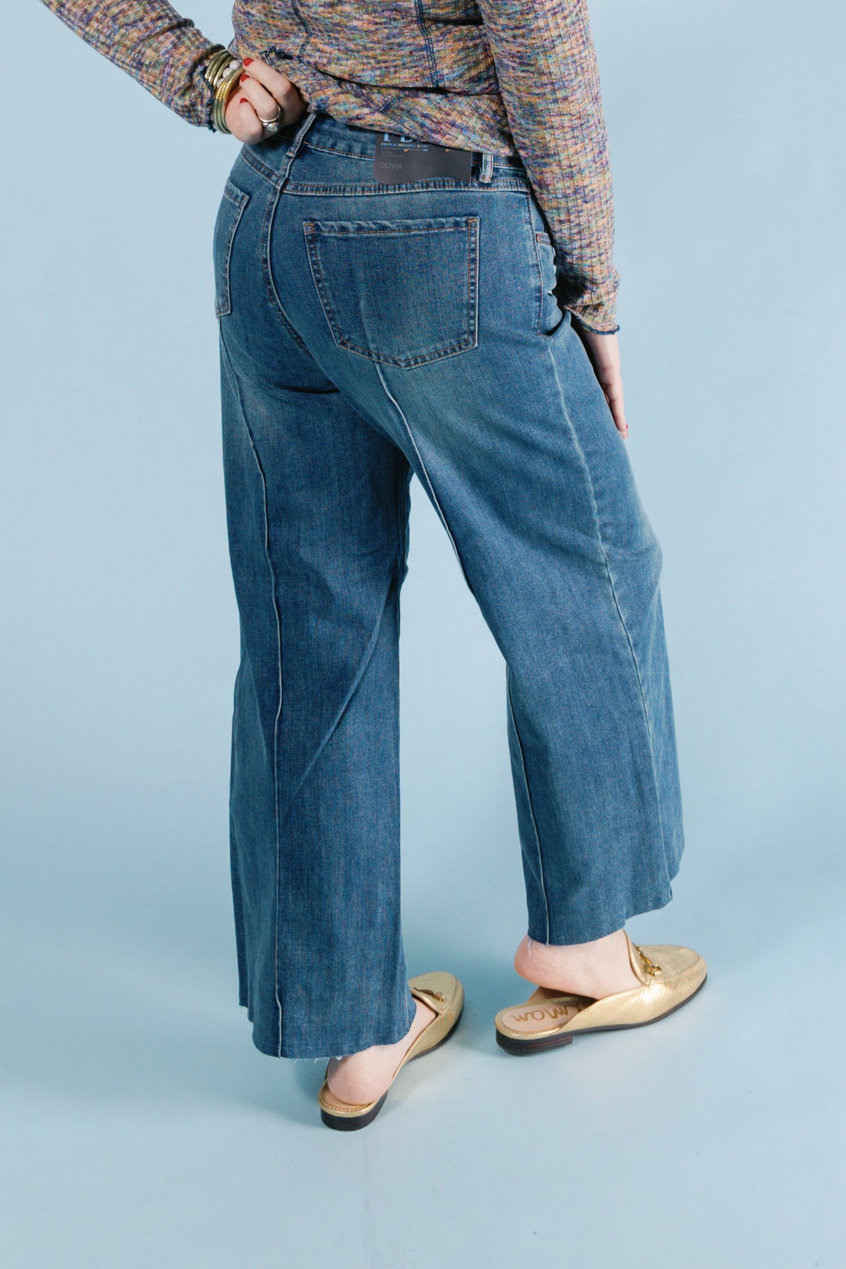 Olivia Wide Leg Ankle Jean
