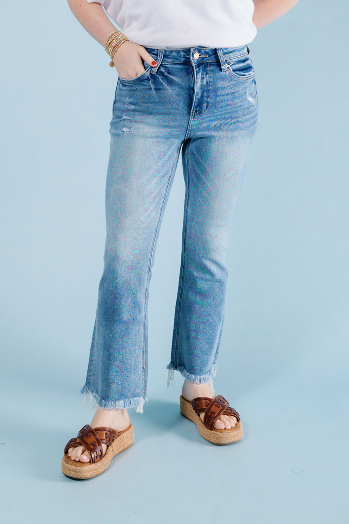 Vervet | Bella High Rise Kick Flare Jeans