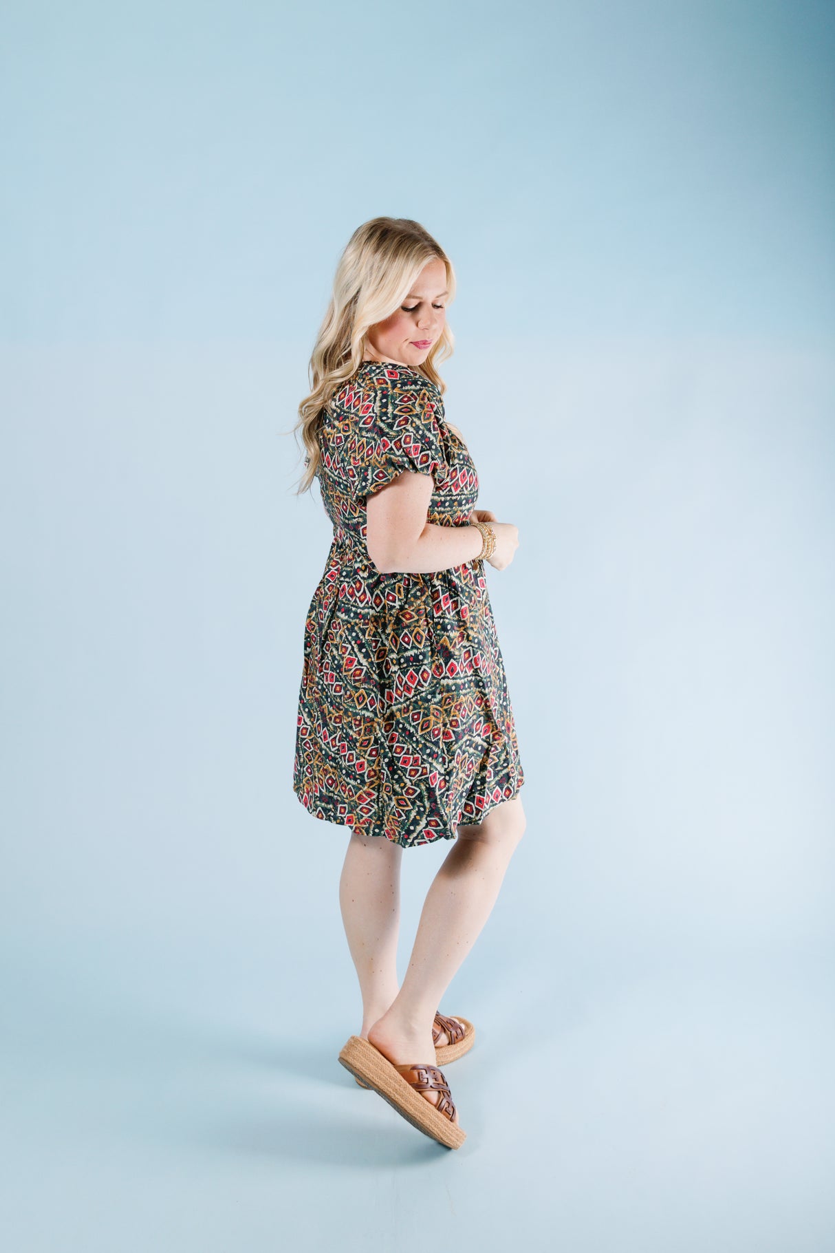 Diamond Art Mini Dress