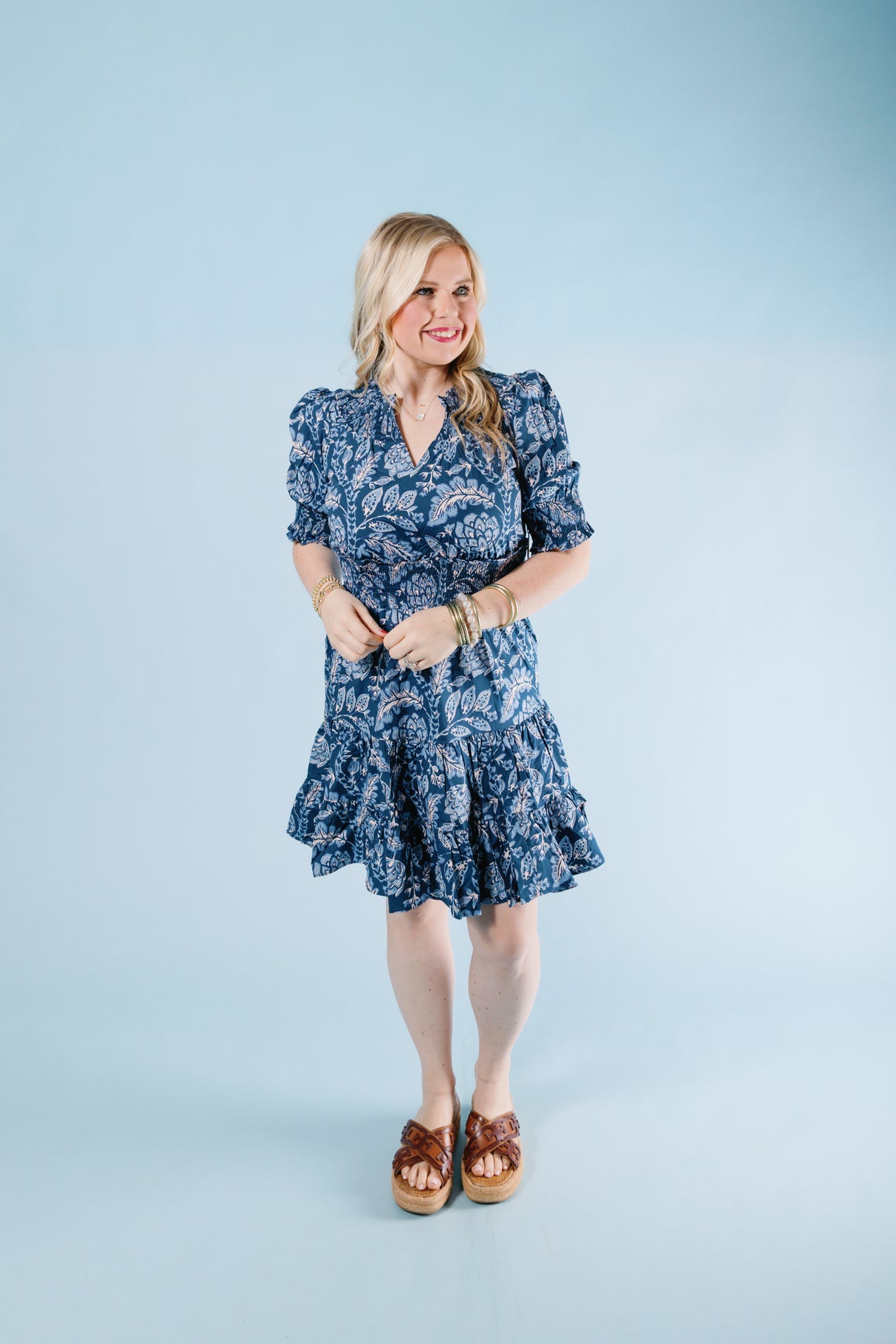 Spartina | Adelaide Smocked Dress