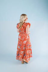 Sunset Bloom Maxi Dress