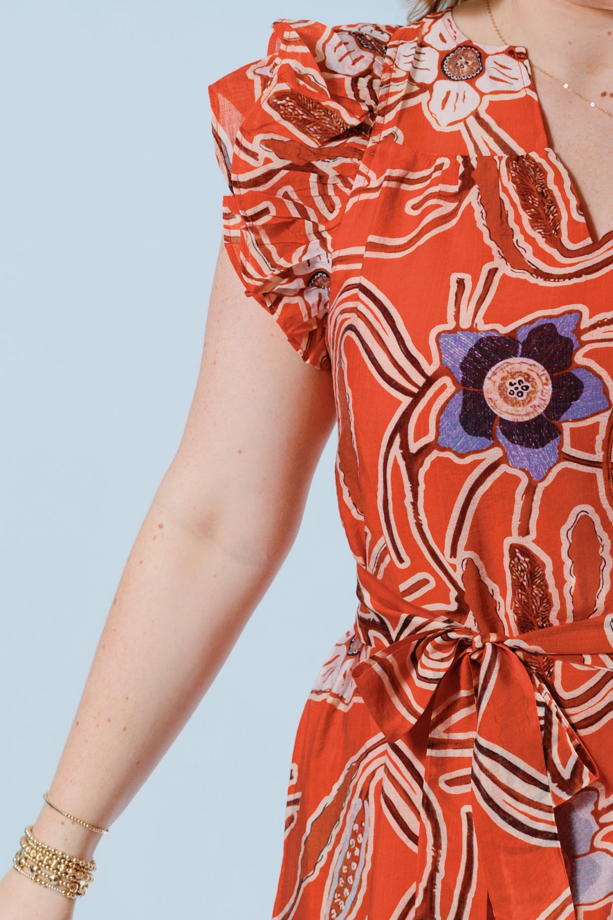 Sunset Bloom Maxi Dress