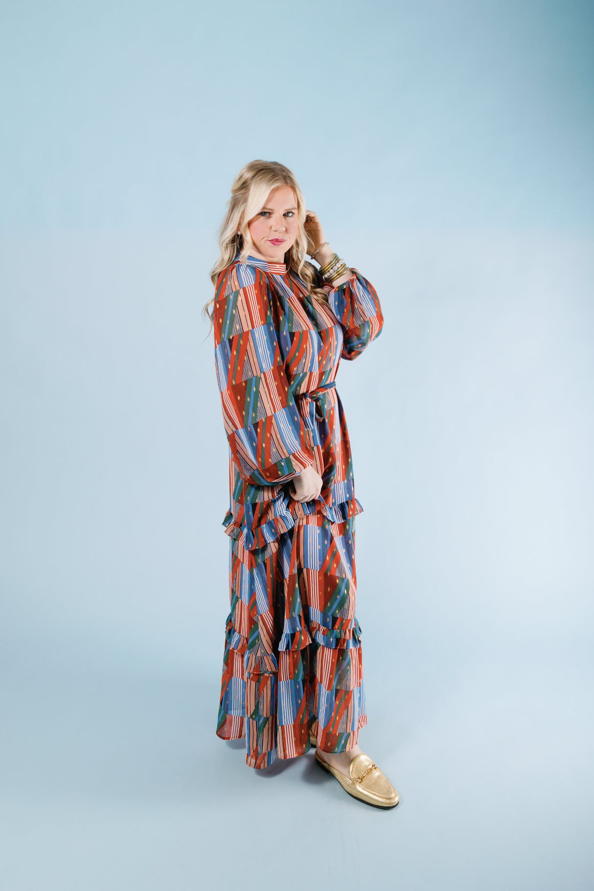 Radiant Harmony Maxi Dress (Final Sale)
