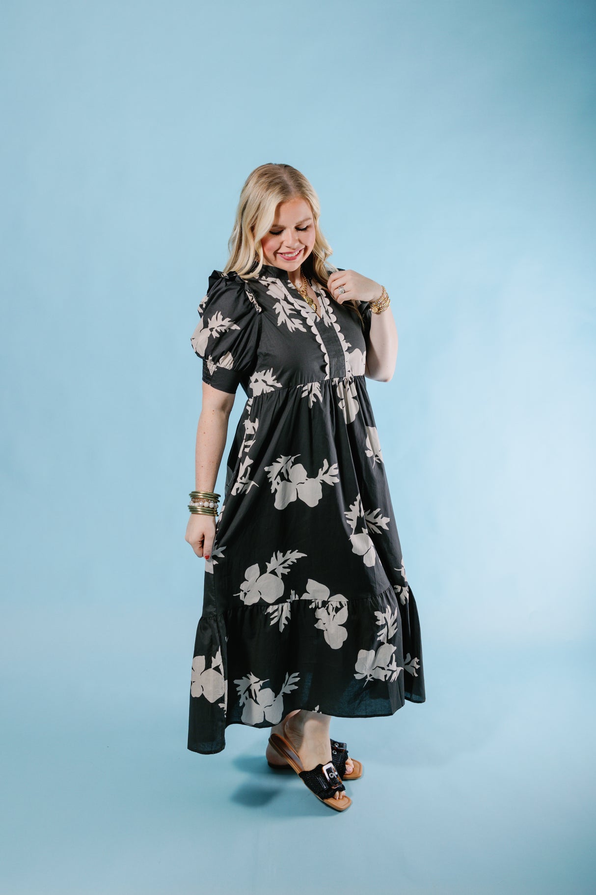 Take Me Away Midi Dress