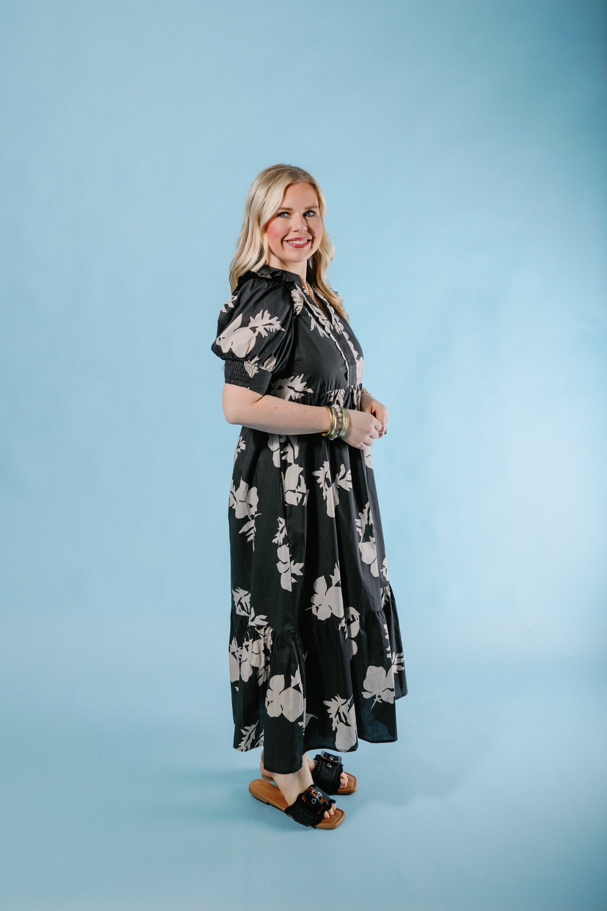 Take Me Away Midi Dress