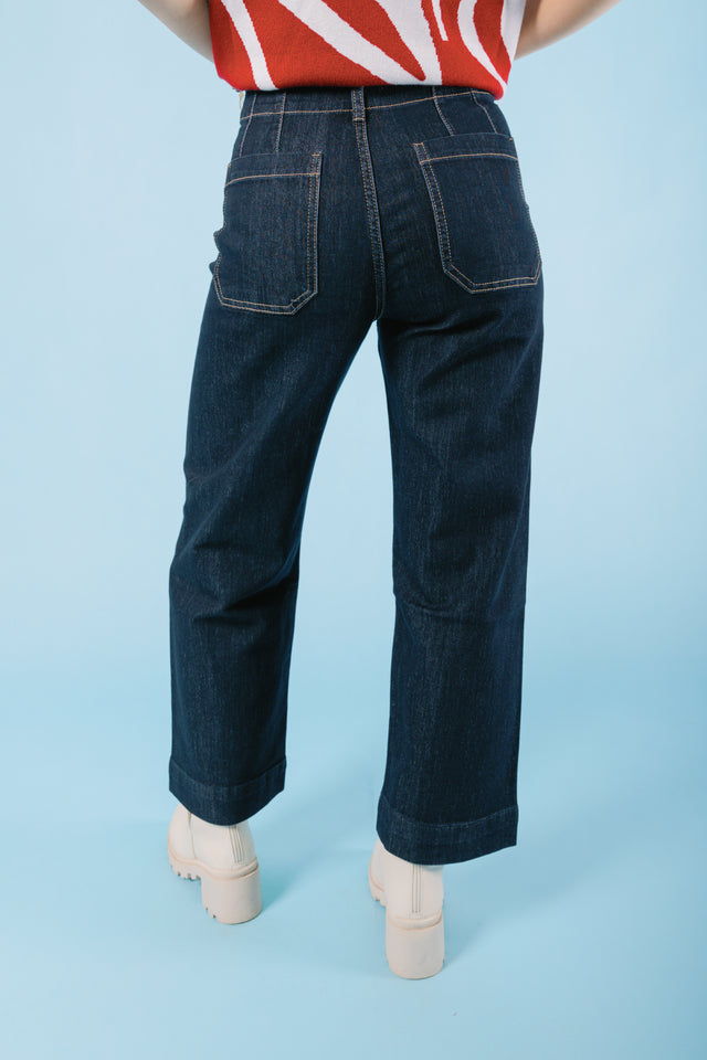 The Cropped Straight Leg Pants