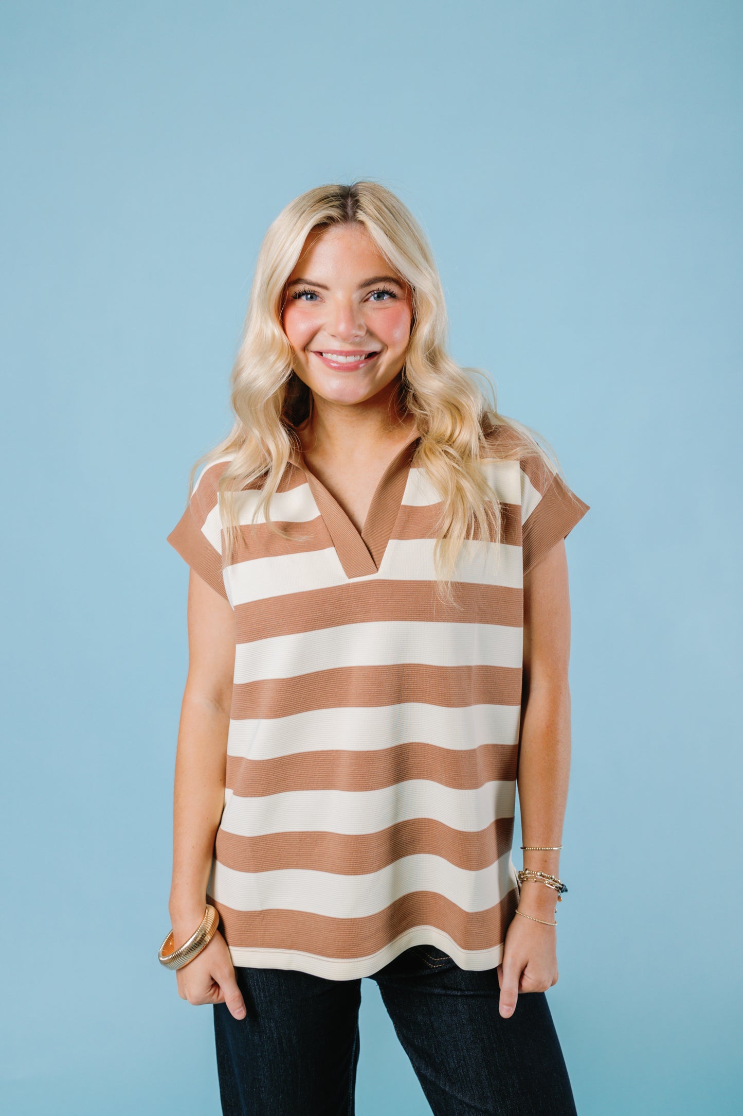 Metro Chic Stripe Top