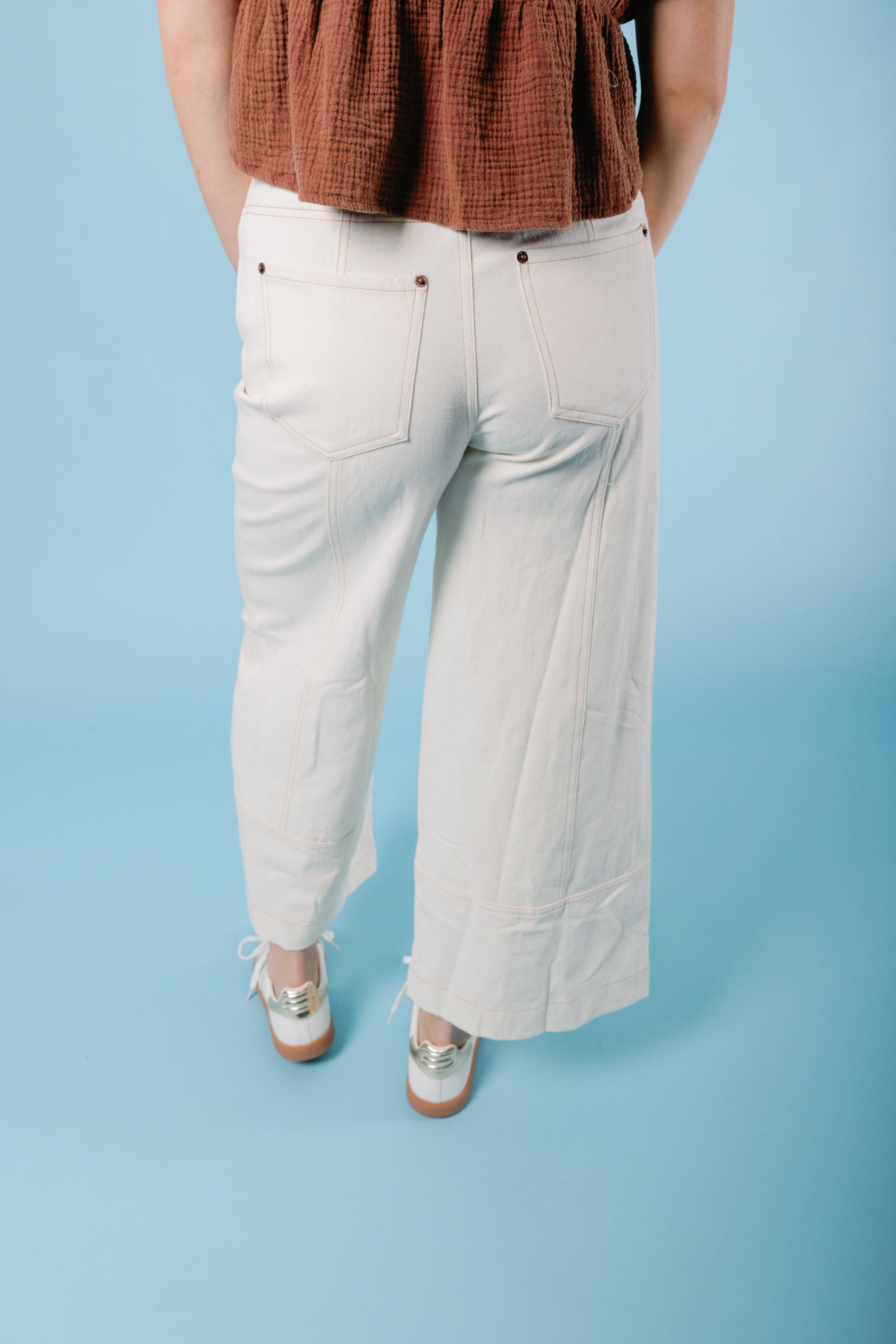 The Ivory Wide Leg Pant