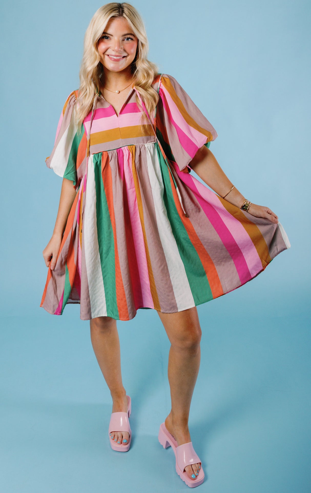 Making Me Blush Mini Dress