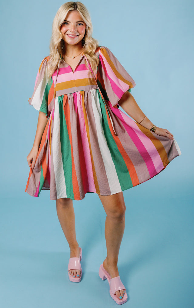Making Me Blush Mini Dress