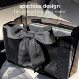 Case-Mate | Midnight Black Bow Jelly Tote Bag