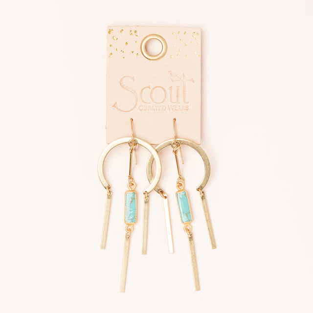 Scout | Dream Stone Earring - Labradorite/Gold
