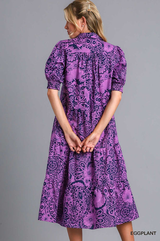 Load image into Gallery viewer, Take Me On A Trip Midi Dress
