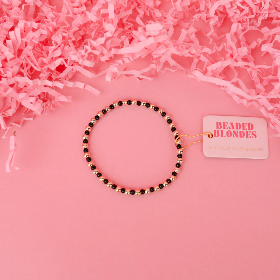 Beaded Blondes | Demi Bracelet in Black