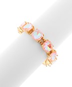 Madison's Exclusive | Cushion Cut  Glass Stone Bracelet