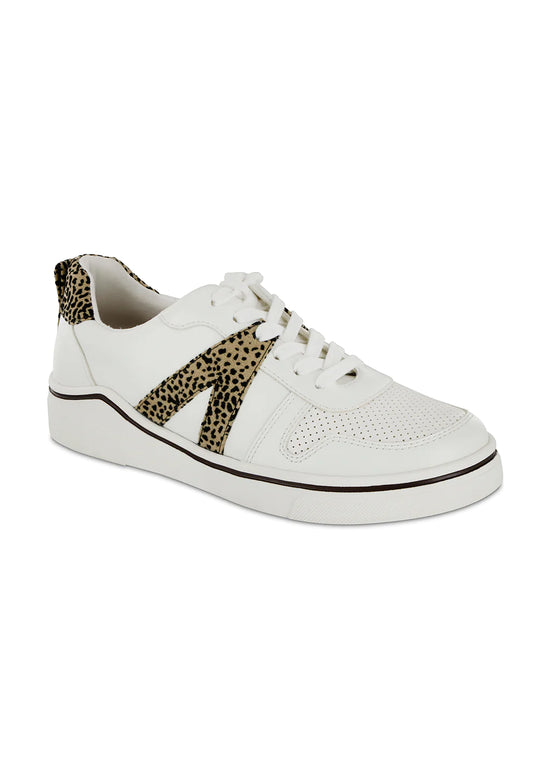 MIA Shoes | Alta - White Cheeta (Final Sale)
