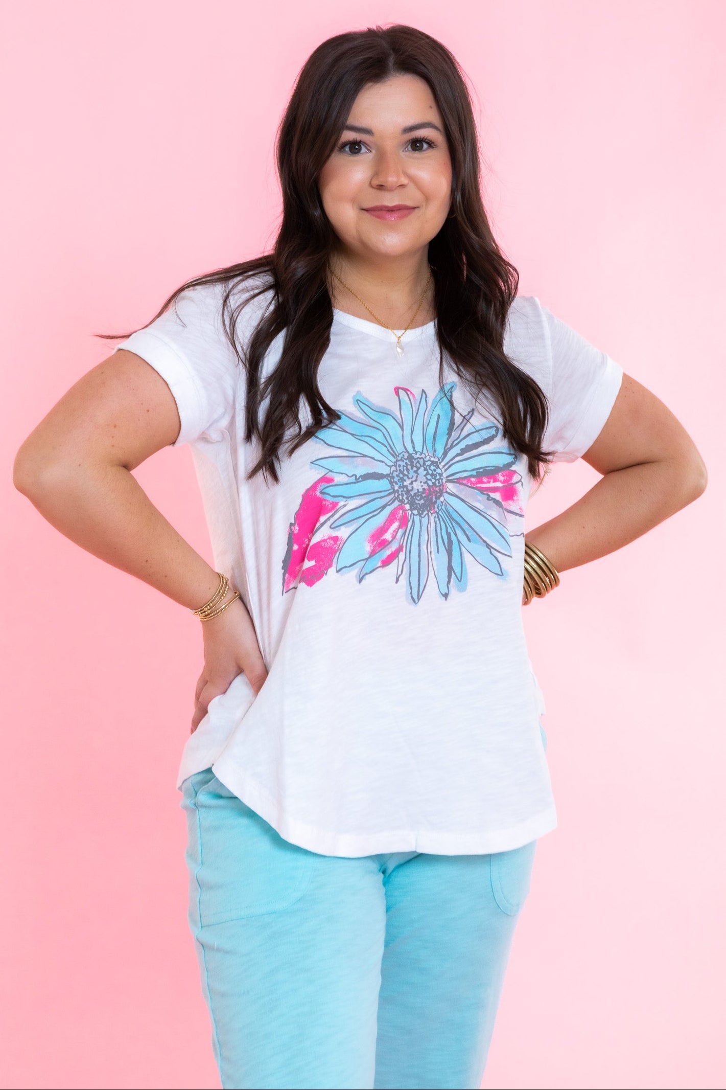 Escape | Impressionist Sunflower Tee