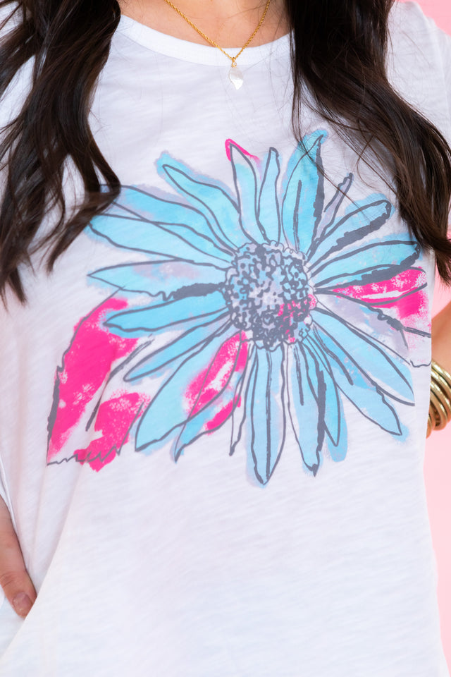 Escape | Impressionist Sunflower Tee