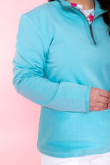 Ocean Front Terry Cozy Quarter Zip