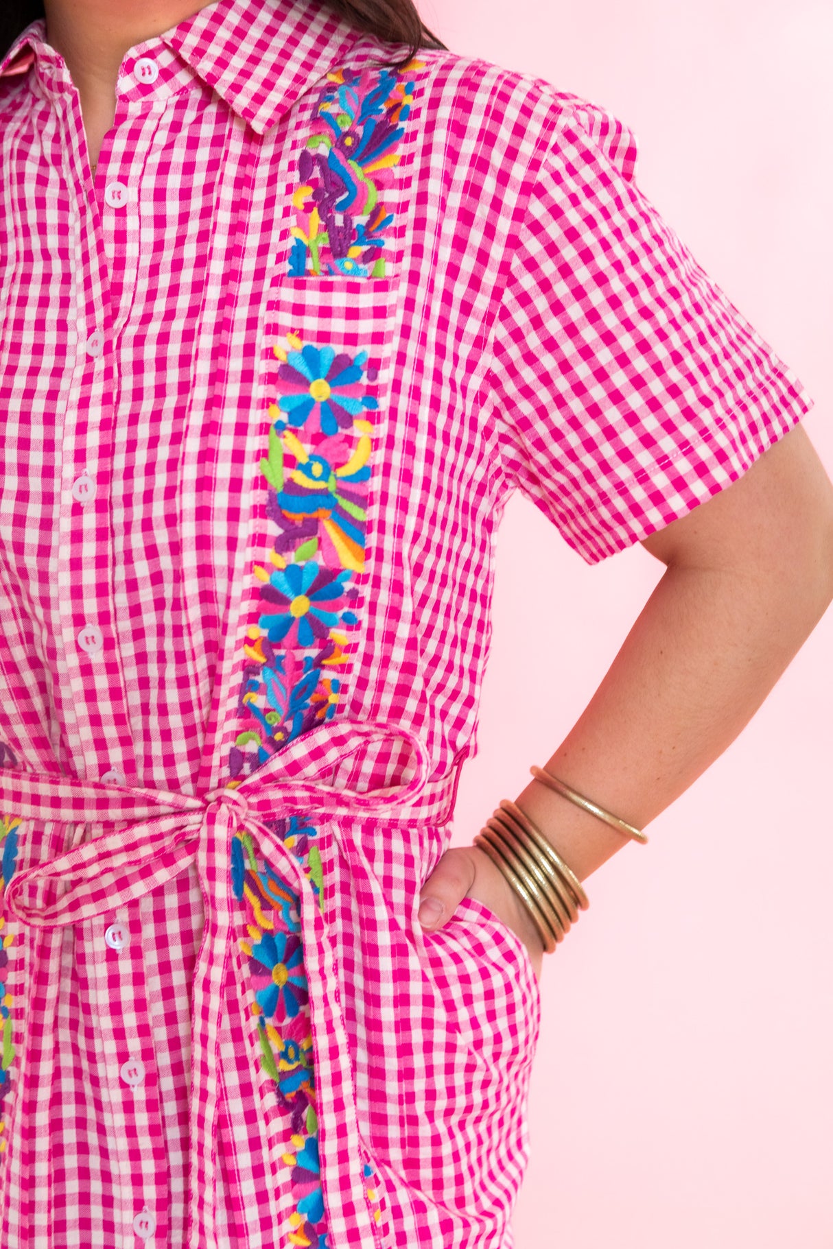 Ivy Jane | Dominga Pink Check