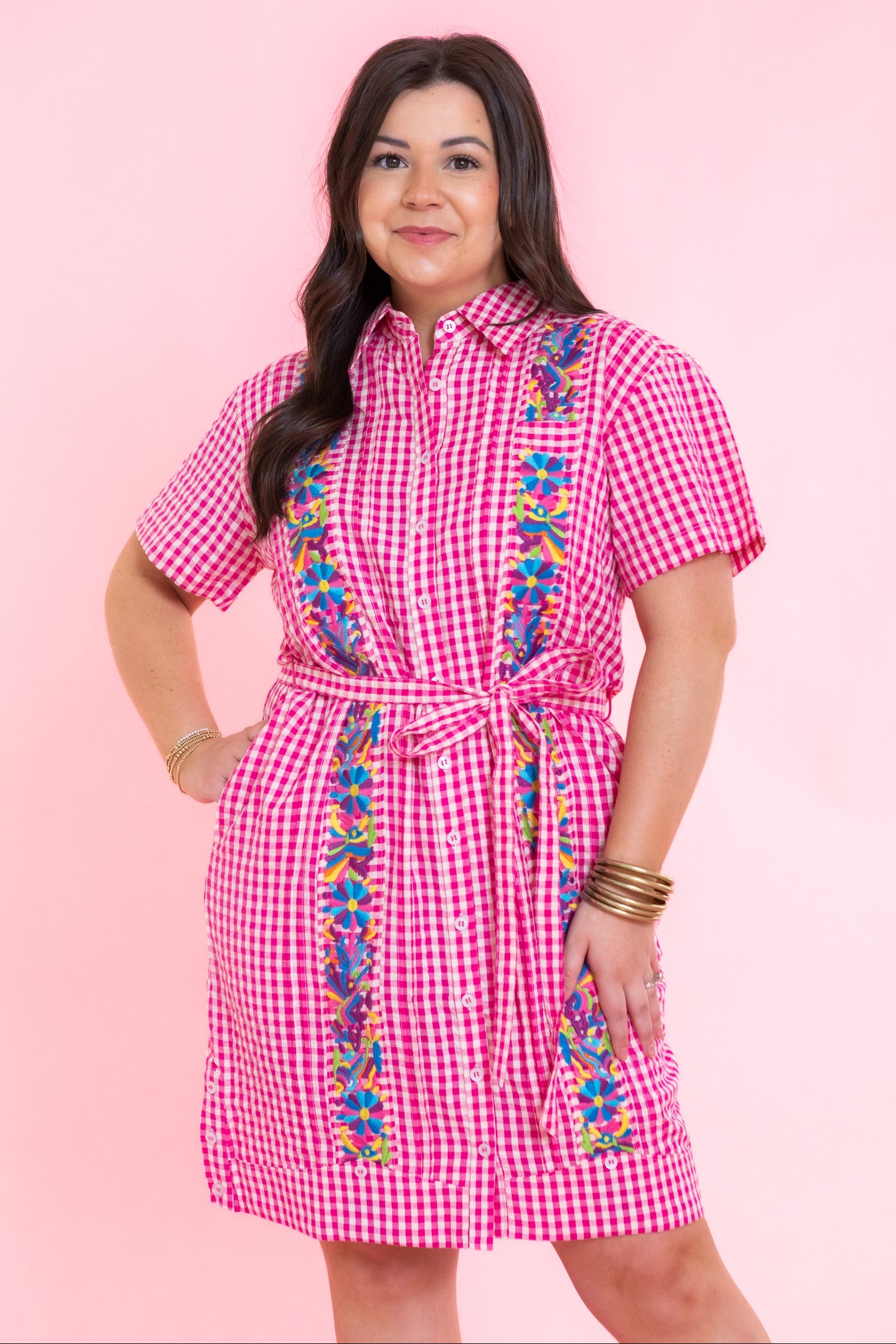 Ivy Jane | Dominga Pink Check