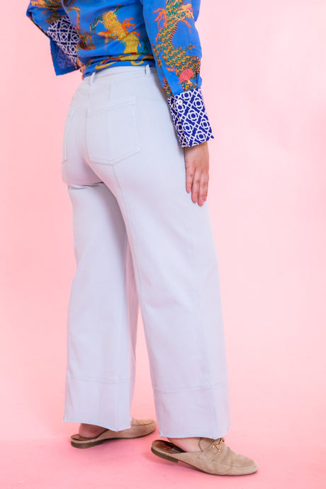 Comfort Knit Denim Crop Jean