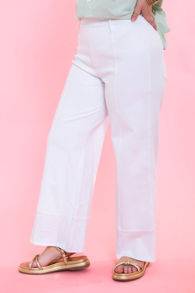 Comfort Knit Denim Crop Jean