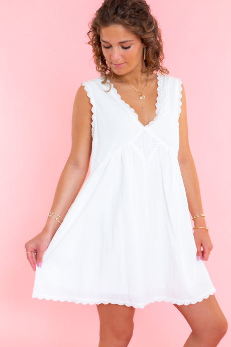 Lace Trim Daydream Dress