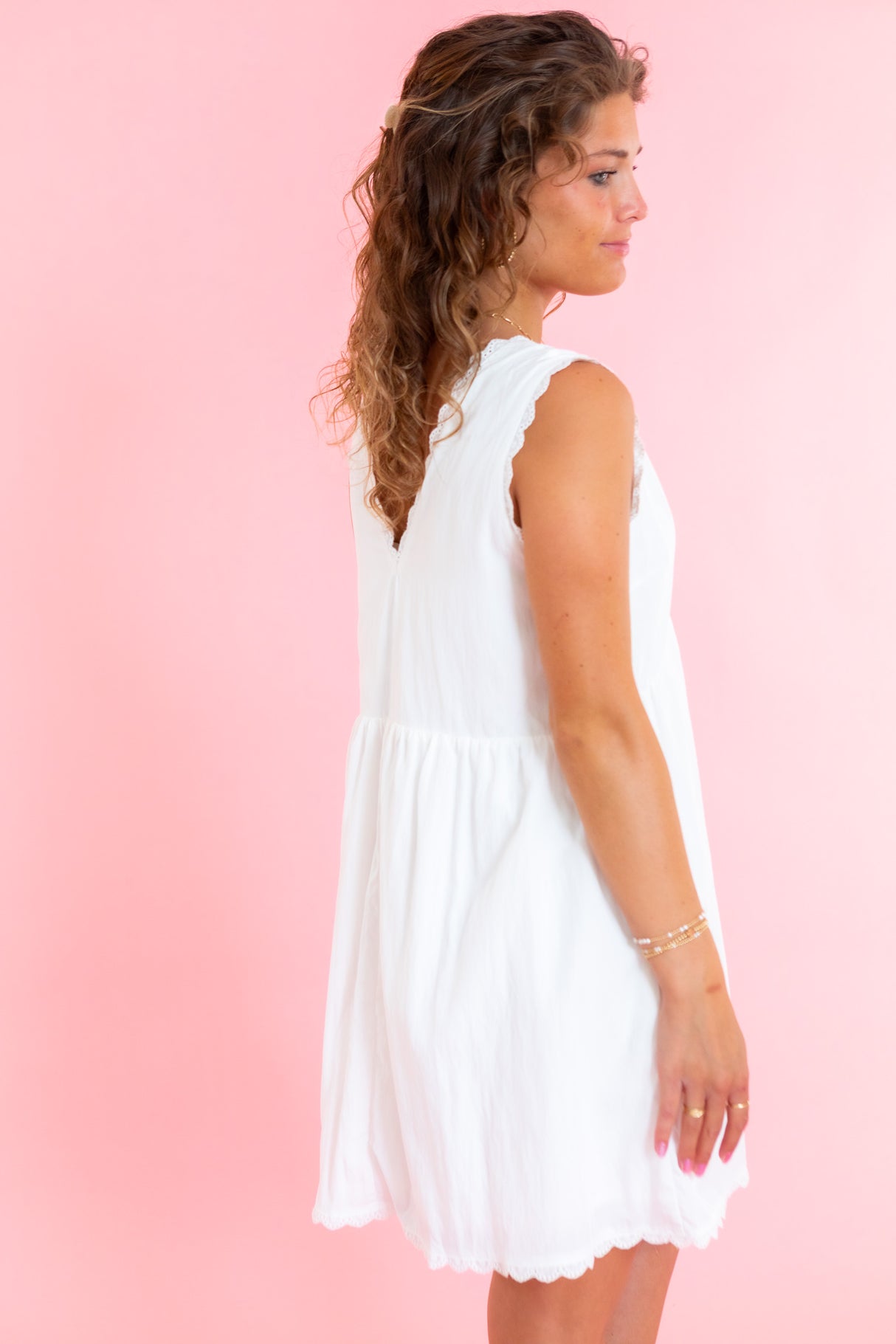 Lace Trim Daydream Dress