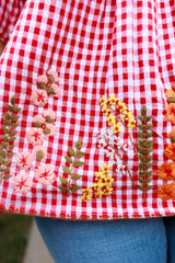 Ivy Jane | Gingham & Flowers Top