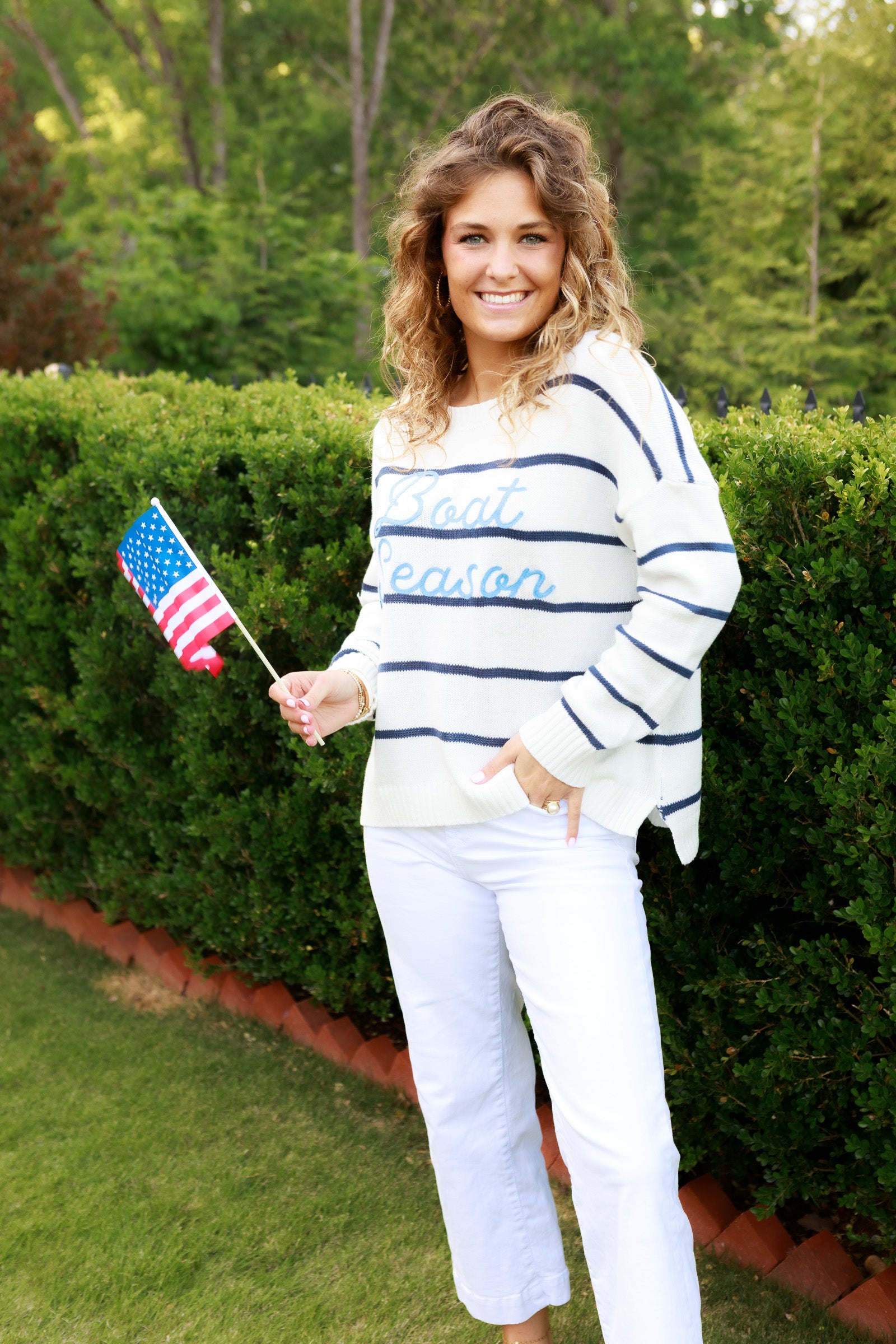 Shiraleah | "Boat Season" Relaxed Fit Sweater