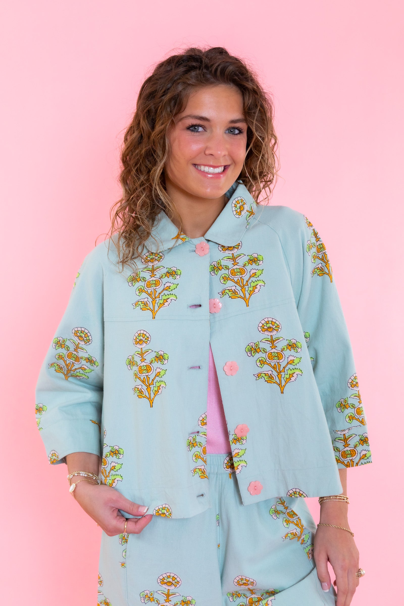 Ivy Jane | Print Swing Jacket