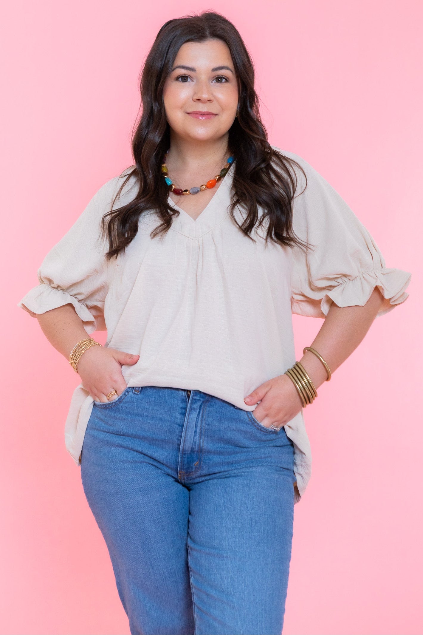 The Desert Breeze Ruffle Top