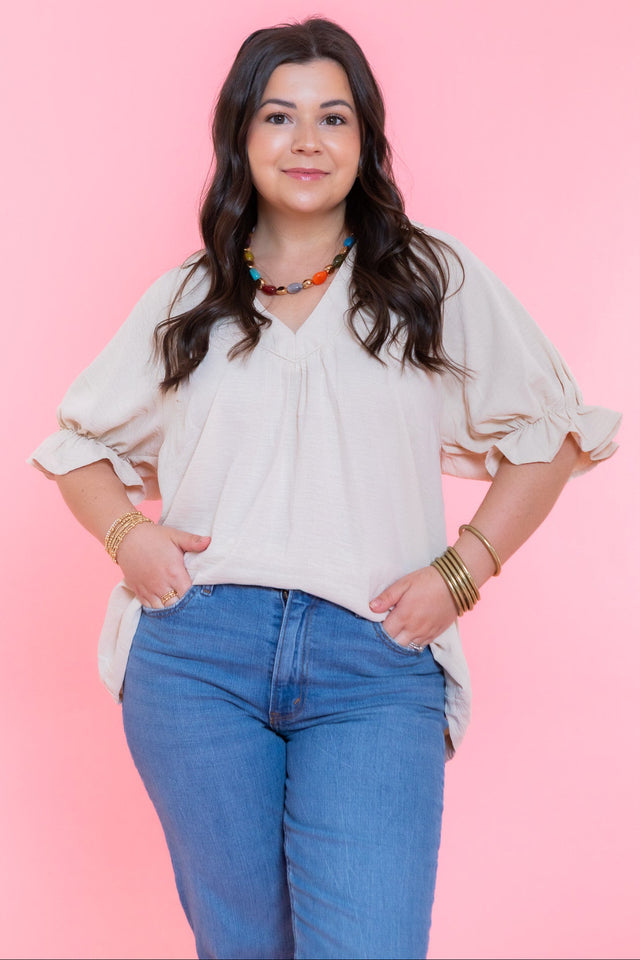 The Desert Breeze Ruffle Top