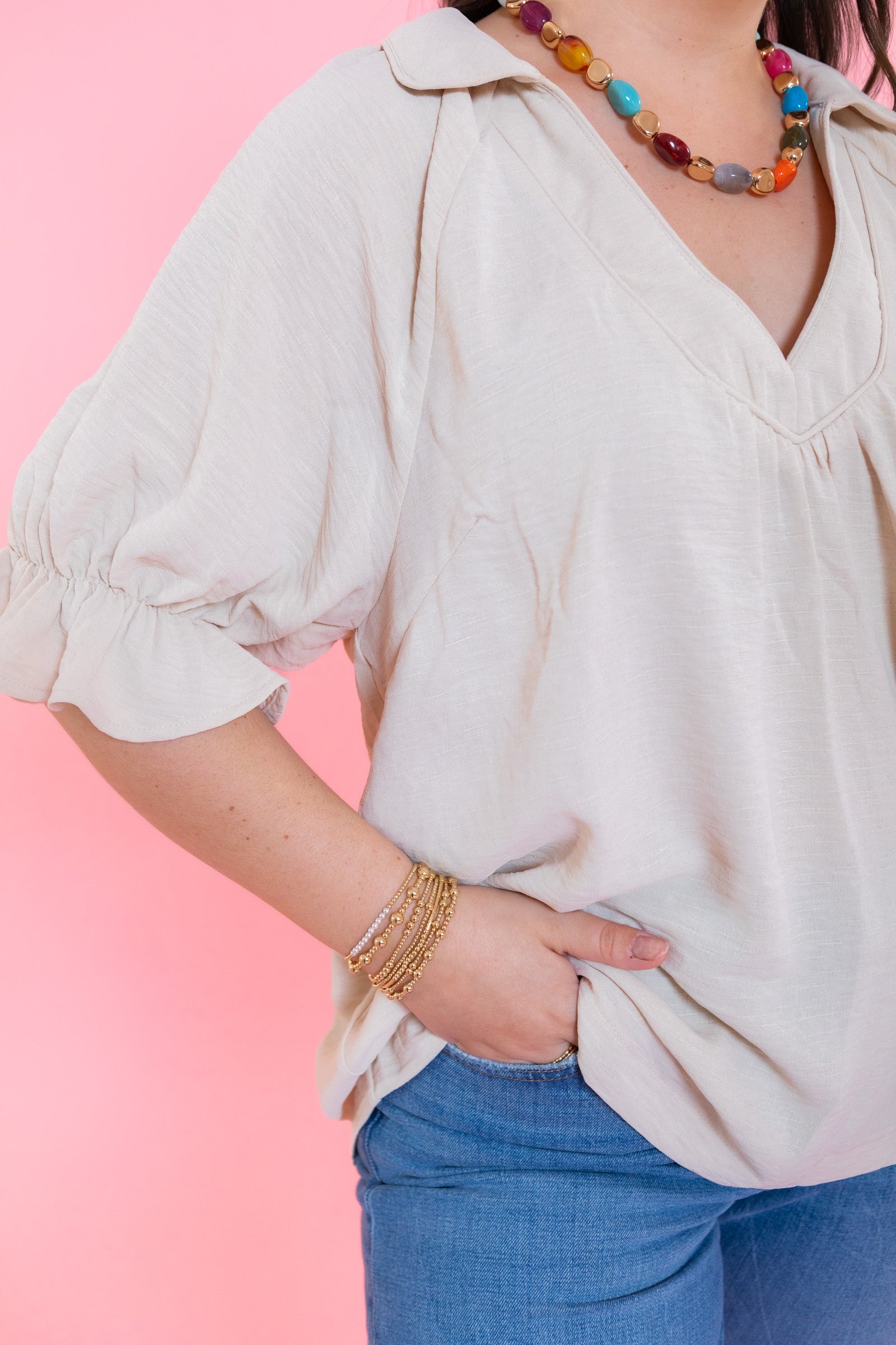 The Desert Breeze Ruffle Top
