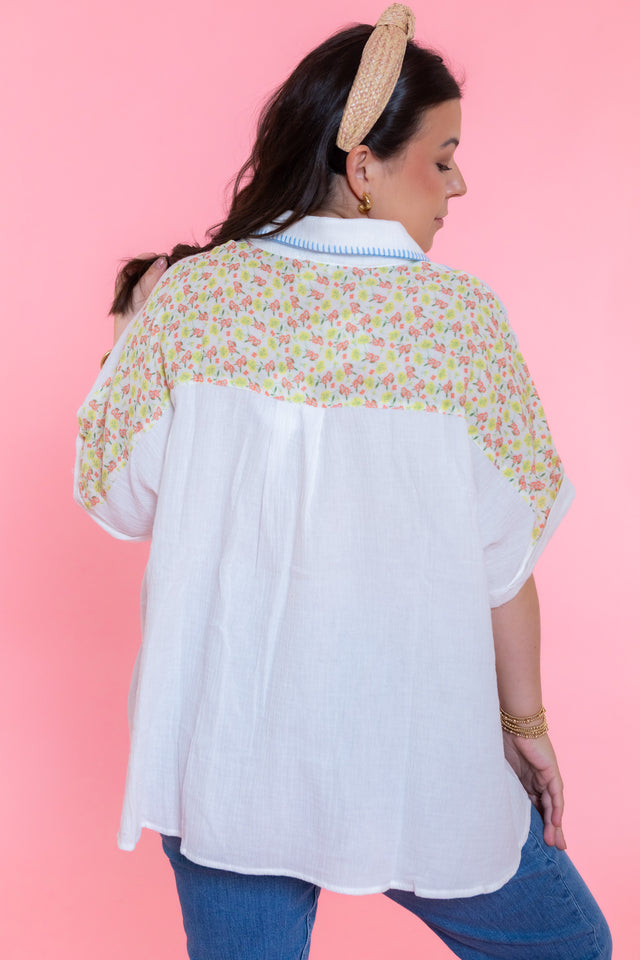 Multi-Embroidered Boho Shirt