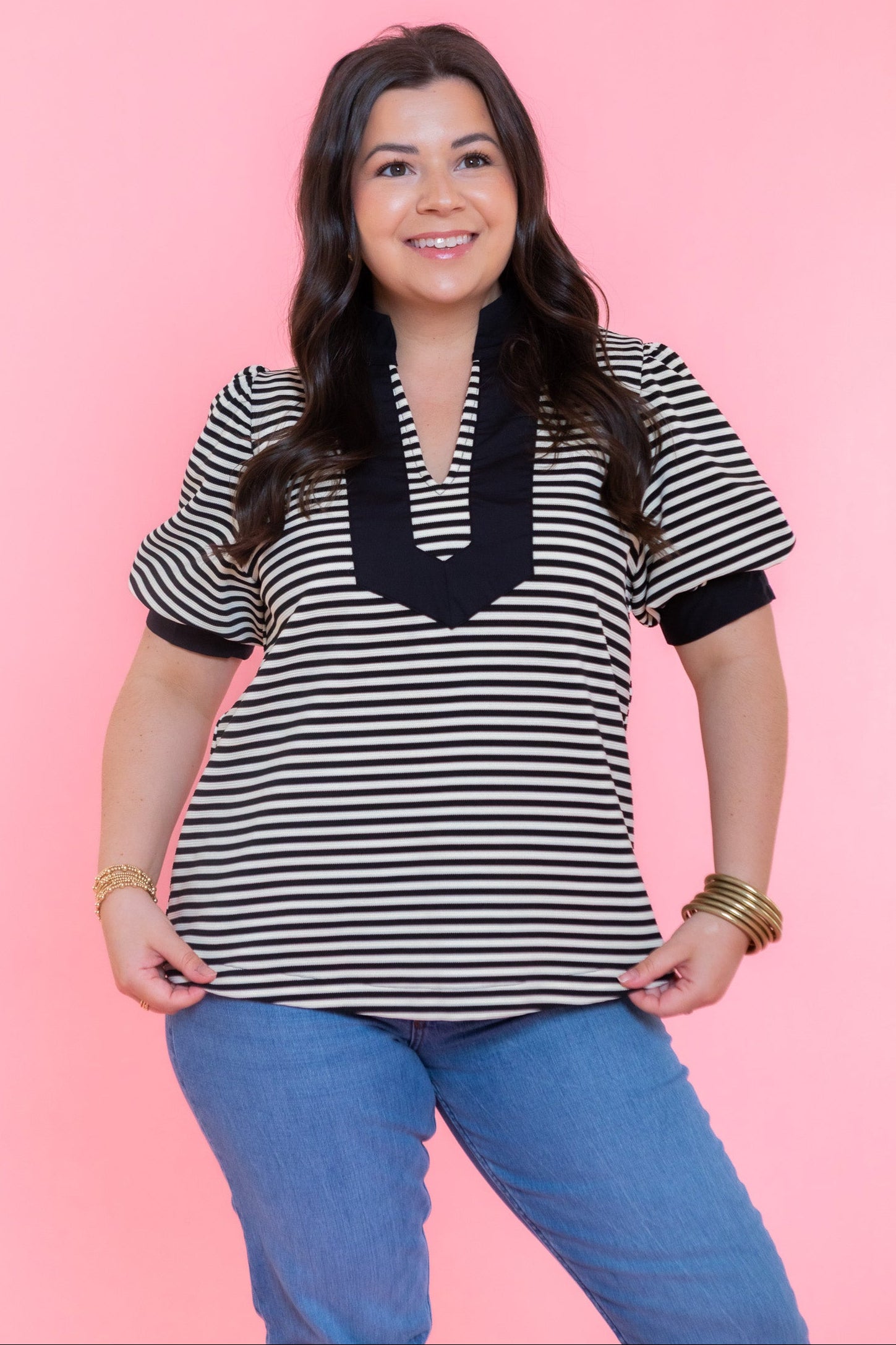 The Harper Striped Top