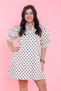 The Camden Polka Dot Mini Dress