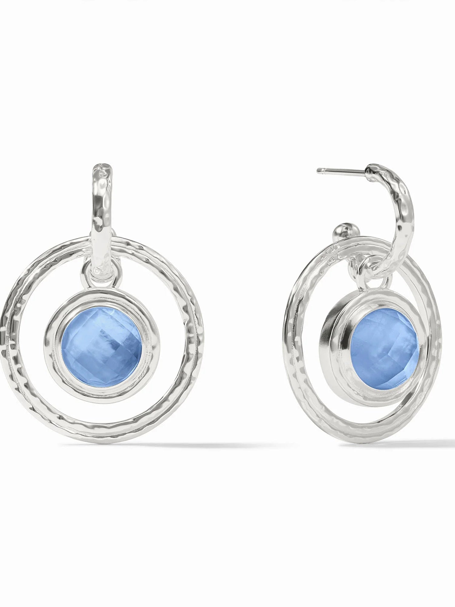 Julie Vos | Astor 6 in 1 Charm Earring - Silver