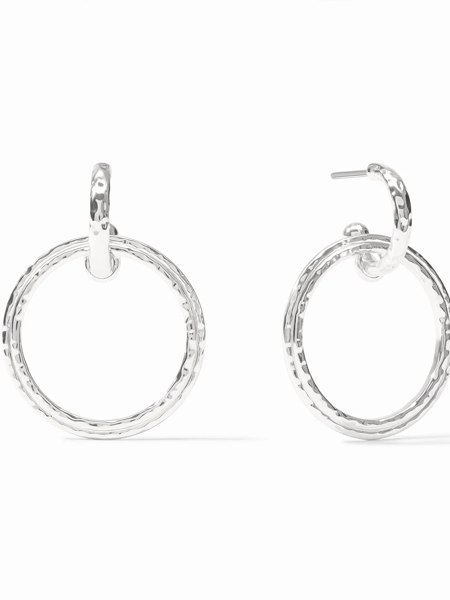 Julie Vos | Astor 6 in 1 Charm Earring - Silver