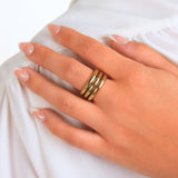 BuDhaGirl | Aura All Weather Rings - Set of 3