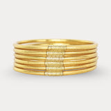 BuDhaGirl | Aura Lumine All Weather Bangles - Set of 6