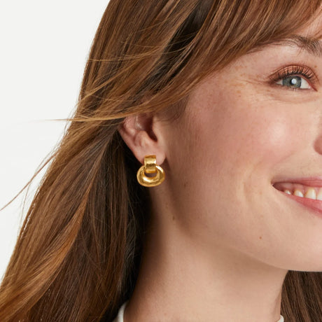 Julie Vos | Avalon Demi Doorknocker Earring