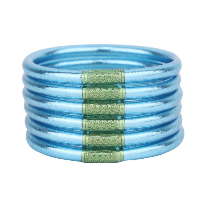 BudhaGirl | Azure All Weather Bangles® (AWB®) - Serenity Prayer