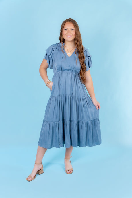 Moonlit Skies Midi Dress