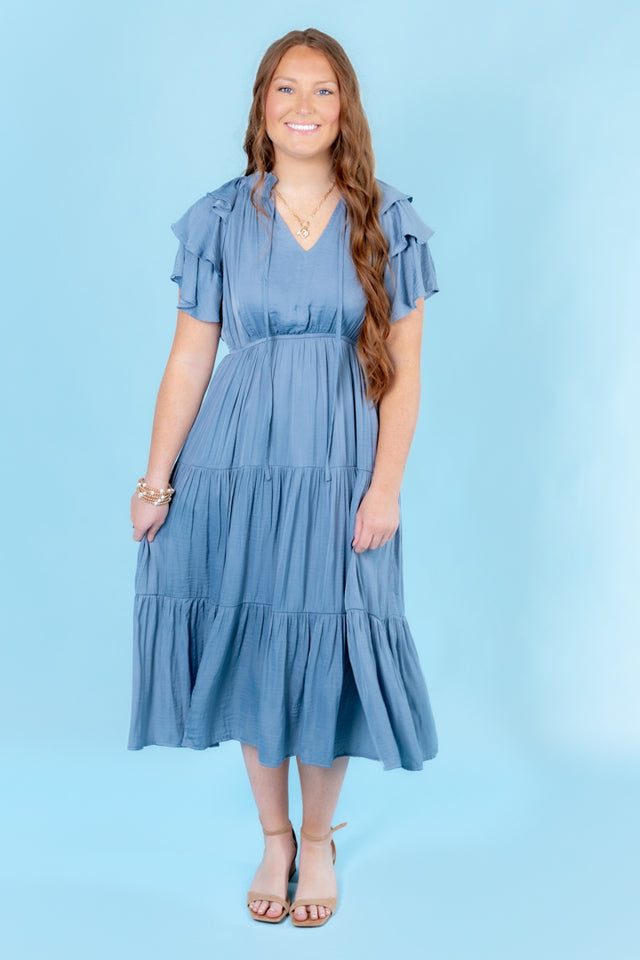 Moonlit Skies Midi Dress