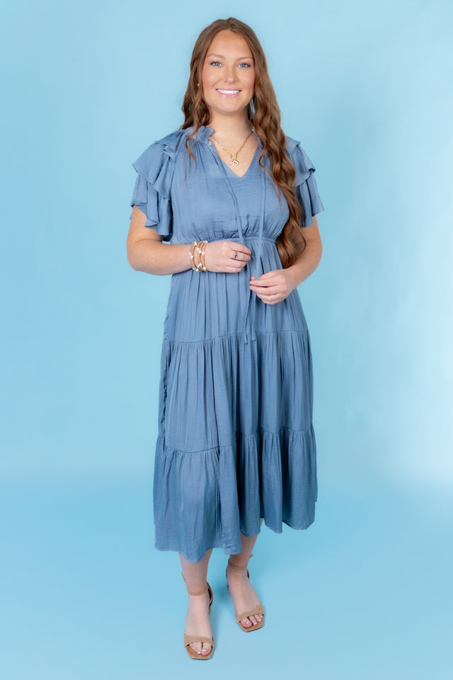 Moonlit Skies Midi Dress