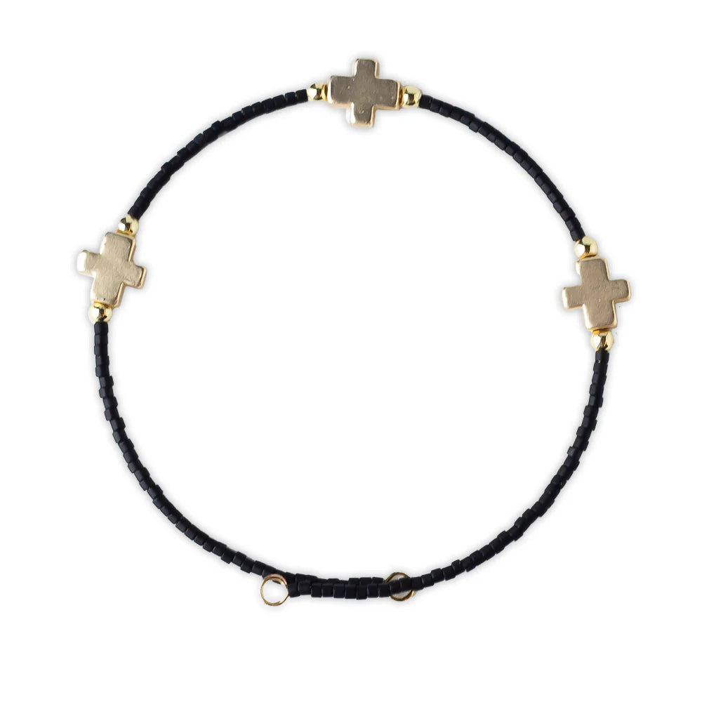 Lenny & Eva | Faithful Bangle-Black