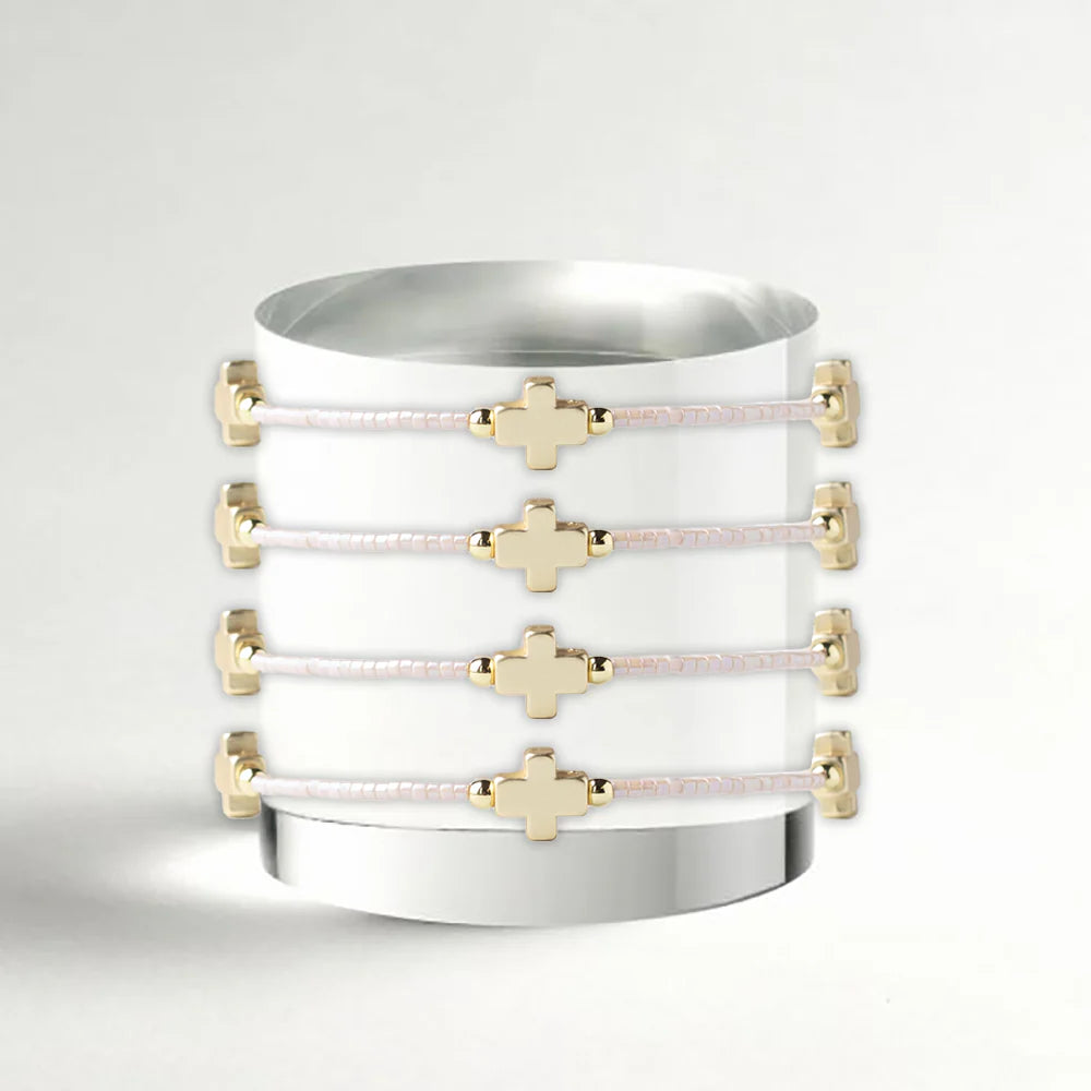 Lenny & Eva | Faithful Bangle-Champagne