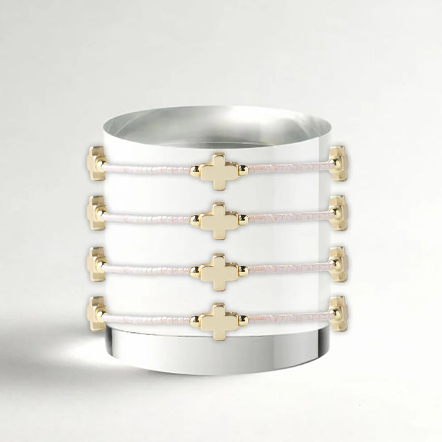 Lenny & Eva | Faithful Bangle-Champagne